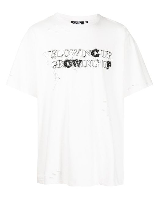 Haculla Blowing Up Growing stretch-cotton T-shirt