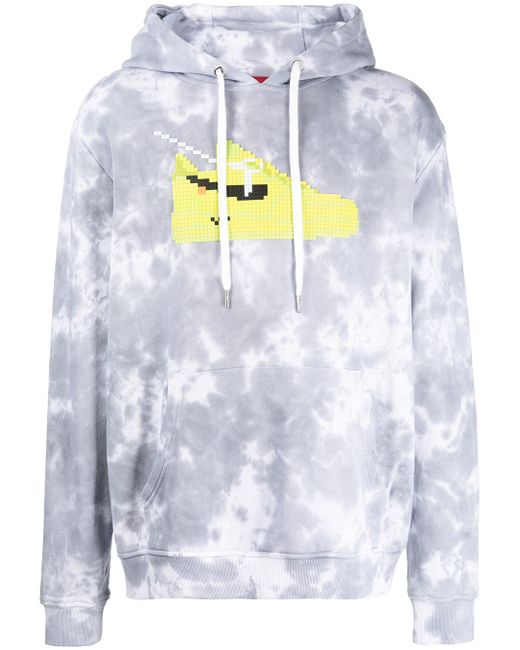 Mostly Heard Rarely Seen Volt tie-dye pullover hoodie