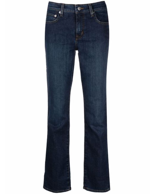 Lauren Ralph Lauren mid-rise straight leg jeans