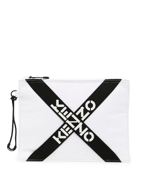 Kenzo crossover logo clutch bag