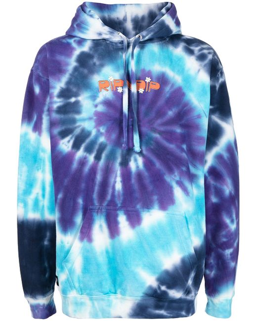 Ripndip Stellar spiral dye-print hoodie