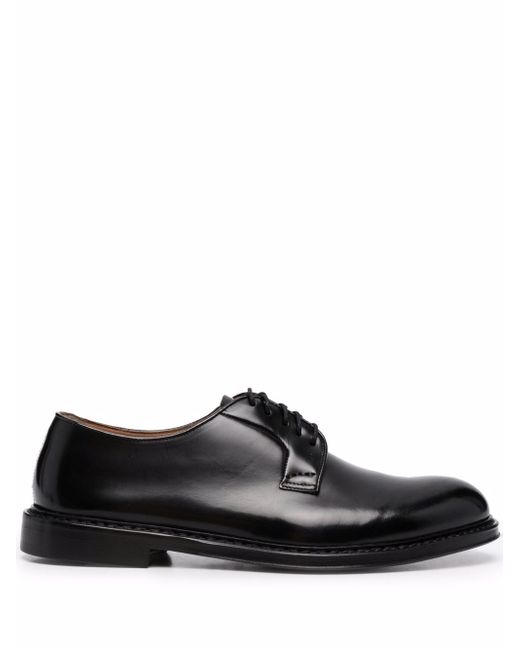 Doucal's polished leather lace-up shoes