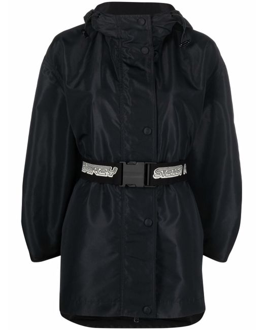 Stella McCartney belted hooded jacket
