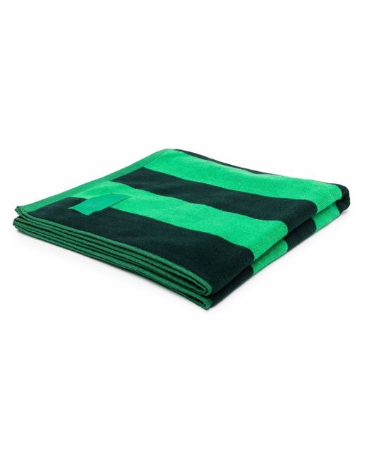 AMI Alexandre Mattiussi stripe-embellished beach towel