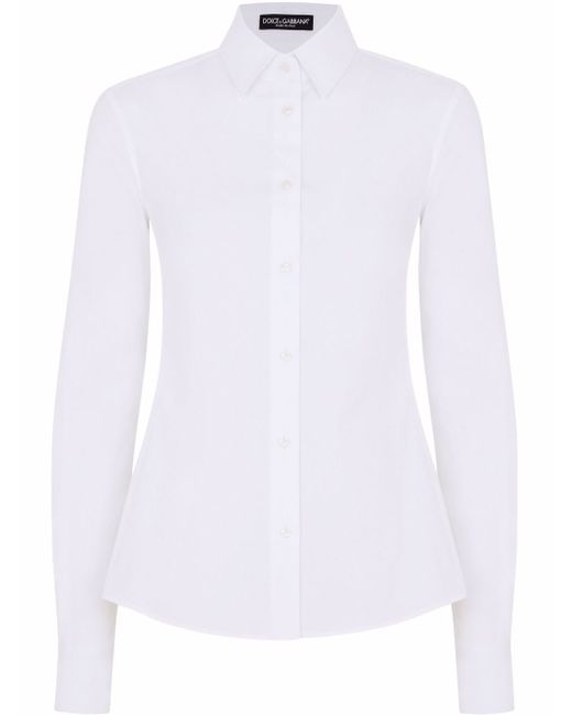 Dolce & Gabbana long-sleeve button-fastening shirt