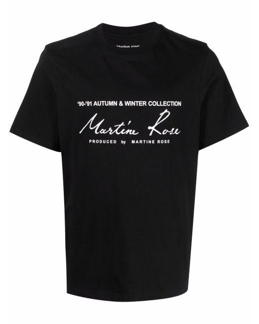 Martine Rose 90/91 AW collection logo T-shirt