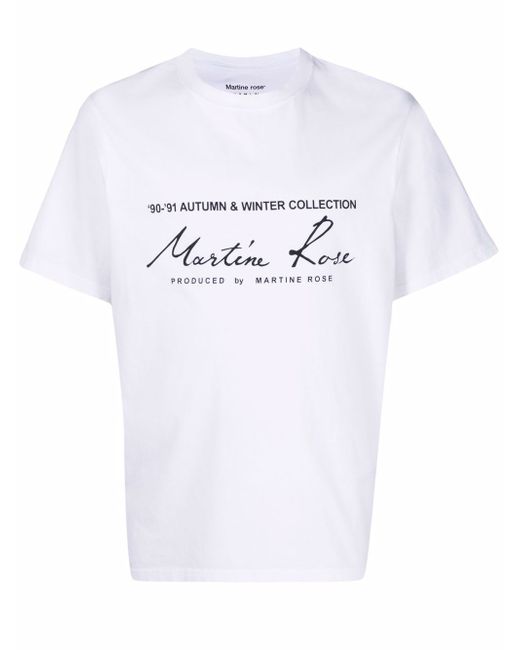Martine Rose 90/91 AW collection logo T-shirt