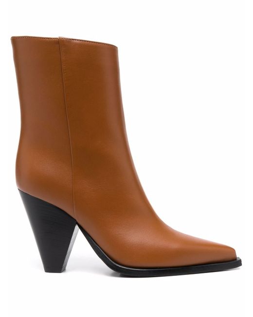 Scarosso Emily heeled leather boots