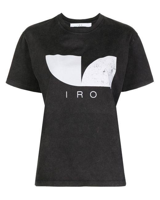 Iro logo-print short-sleeved T-shirt
