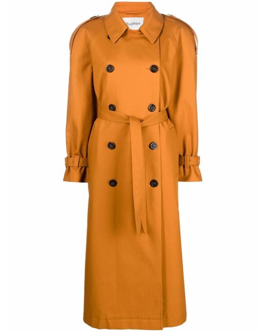 Rodebjer Lois double-breasted trench coat