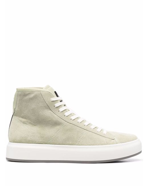 Stone Island lace up high-top sneakers