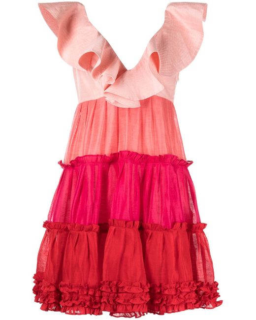 Leo Lin Flamingo Mini Dress