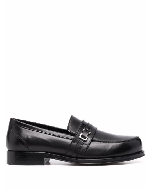 Sergio Rossi buckle-detail leather loafers