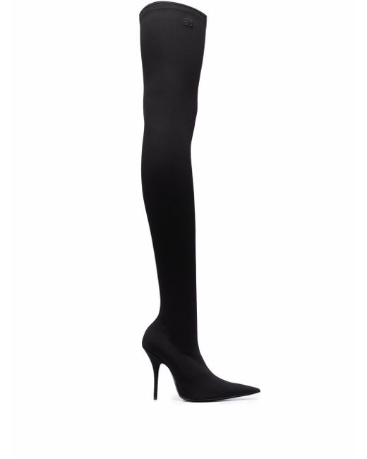 Balenciaga thigh-high knife boots