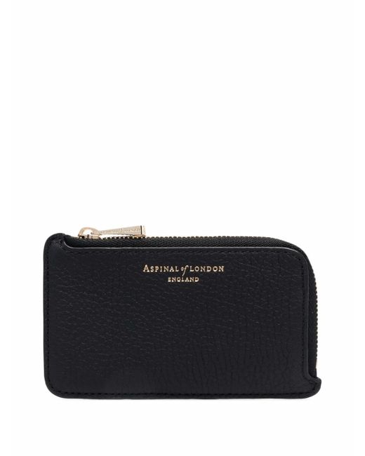 Aspinal of London grained leather coin purse