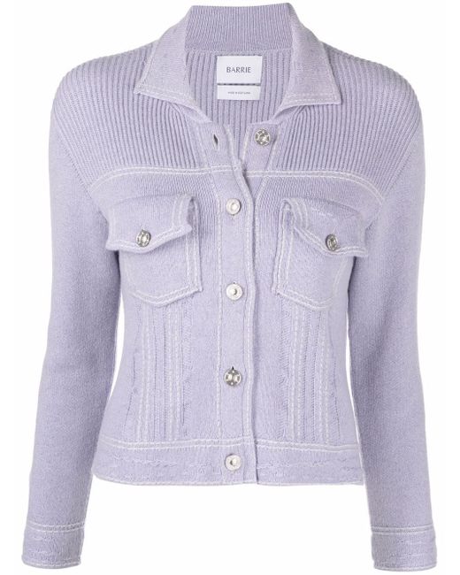 Barrie fitted cashmere-blend cardigan