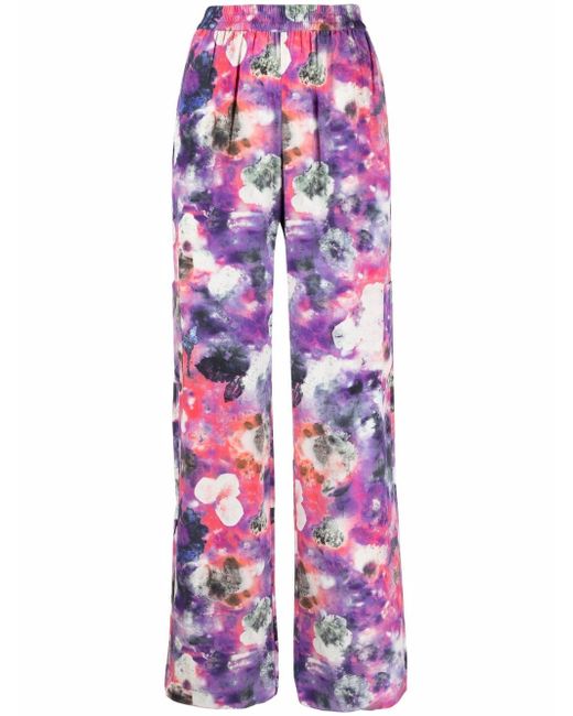 McQ Alexander McQueen abstract-print trousers