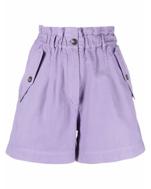 Kenzo paperbag-waist Bermuda shorts