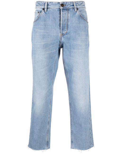 PT Torino cropped straight leg jeans