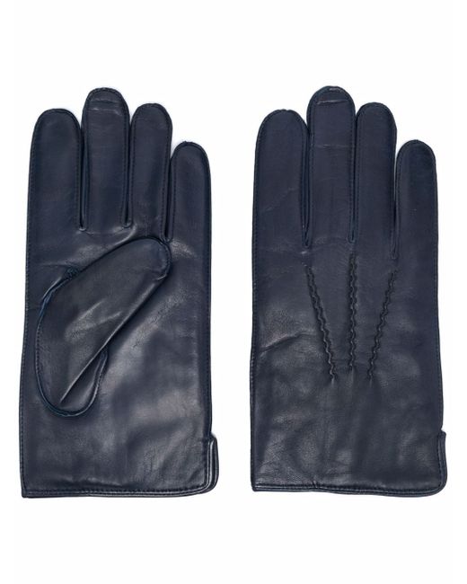 Aspinal of London cashmere-blend lined leather gloves