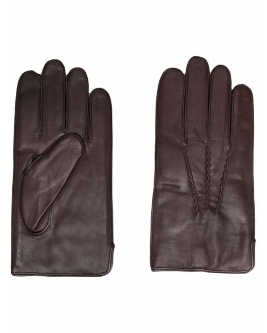 Aspinal of London stitched detail gloves