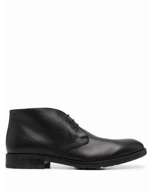 Bally lace-up leather ankle boots