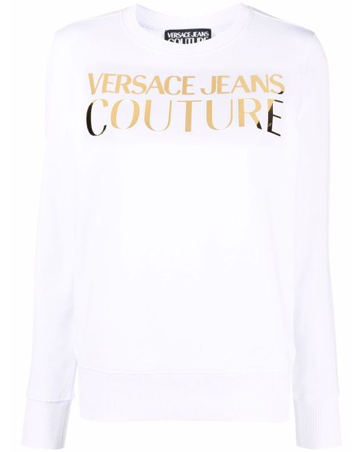 Versace Jeans Couture logo crew-neck sweatshirt