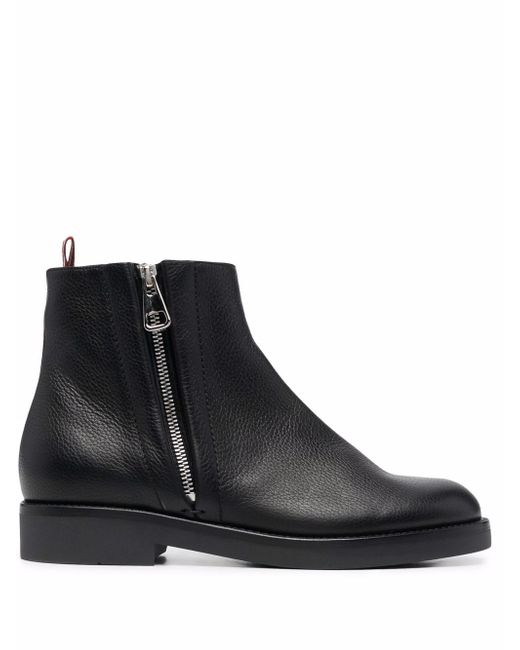 Bally zip-up leather boots