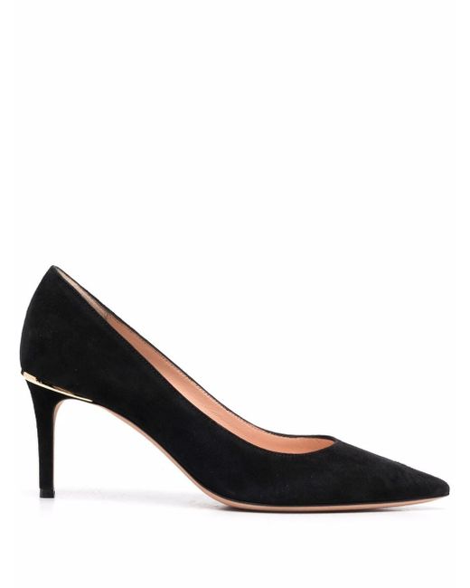 Bally pointed-toe suede pumps