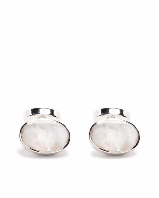 Aspinal of London mother of pearl cufflinks