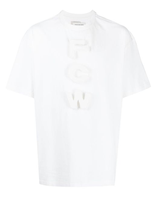 Feng Chen Wang 3D-logo cotton T-shirt