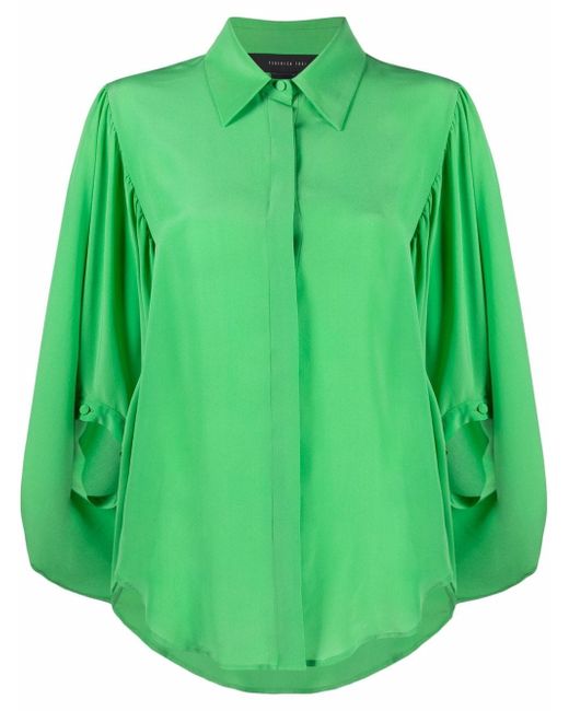 Federica Tosi draped-sleeves silk blouse