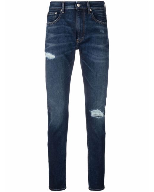 Calvin Klein Jeans distressed skinny jeans