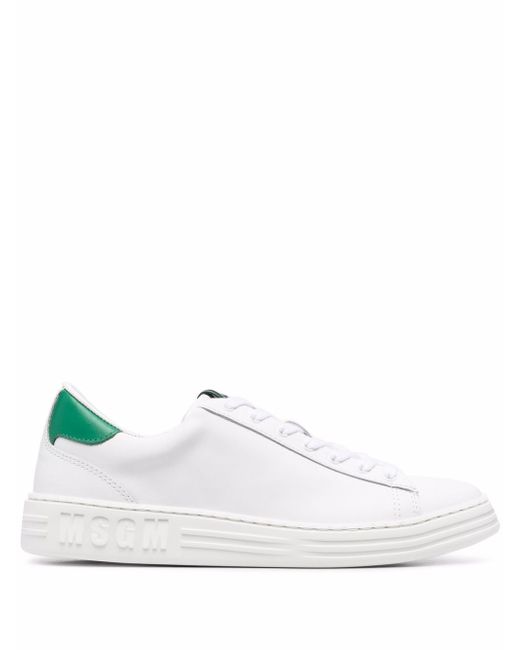 Msgm two-tone low-top sneakers