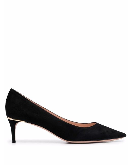 Bally pointed suede pumps