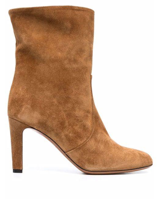 Bally heeled suede boots