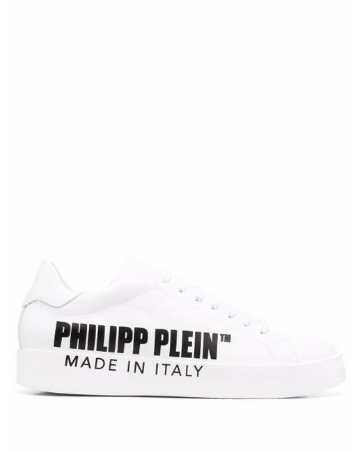 Philipp Plein leather low-top sneakers