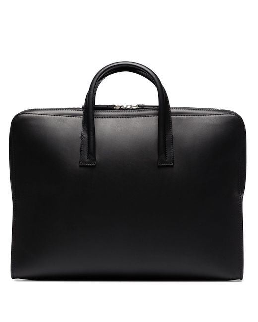 Bonastre zip-fastening leather briefcase