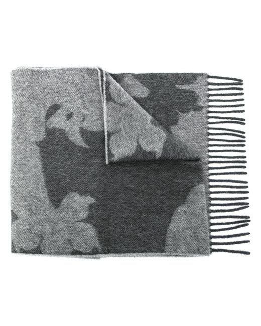 Pringle Of Scotland abstract-print cashmere scarf