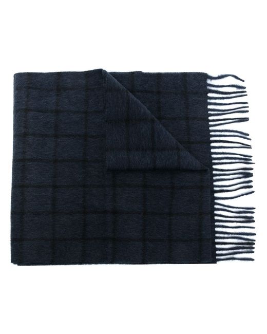 Pringle Of Scotland check pattern cashmere scarf