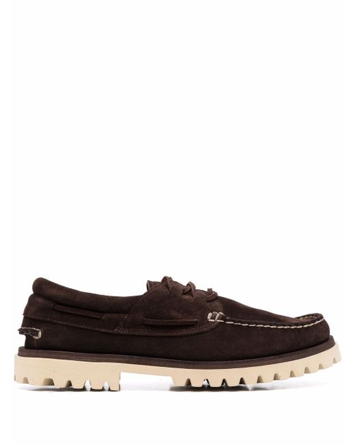Officine Creative Heritage lace-up boat sheos