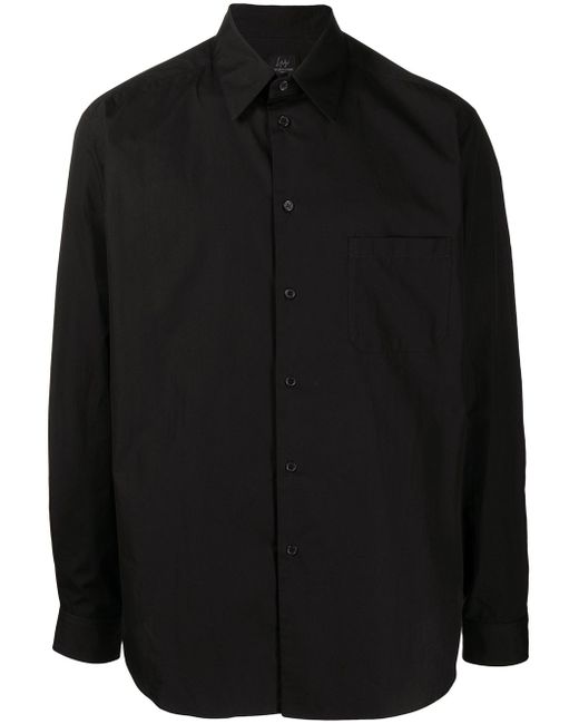 Yohji Yamamoto buttoned-up cotton shirt