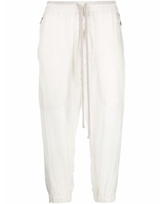 Rick Owens cropped drawstring trousers