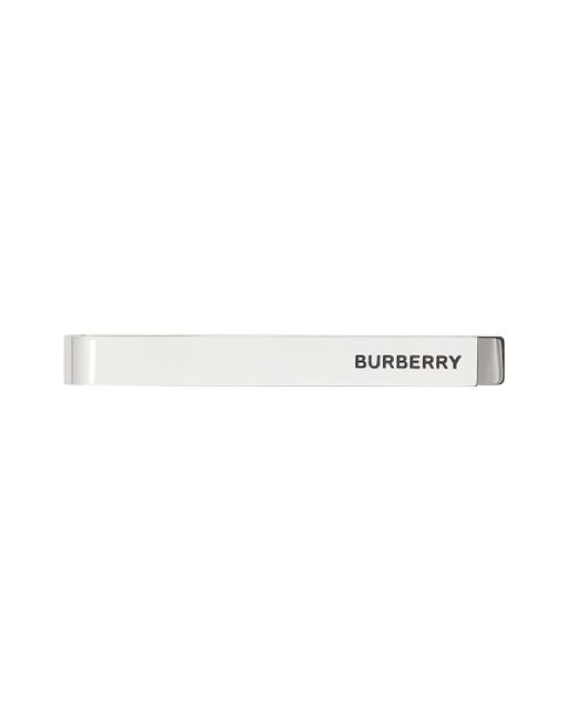 Burberry logo detail tie bar