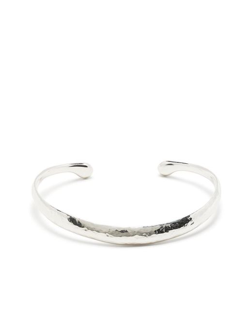 Dower And Hall Curved Nomad sterling bangle