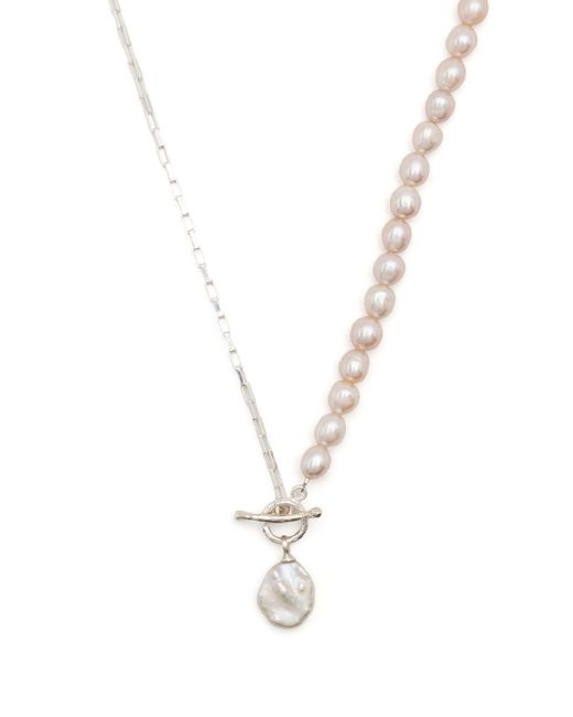 Dower And Hall Luna freshwater pearl-embellished necklace