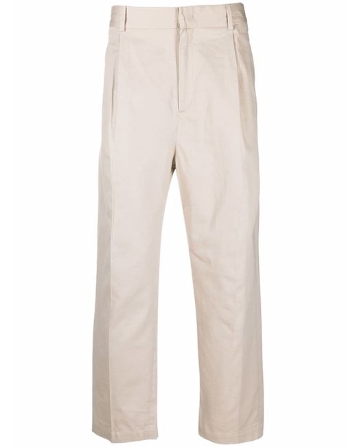 Isabel Marant mid-rise cotton chino trousers