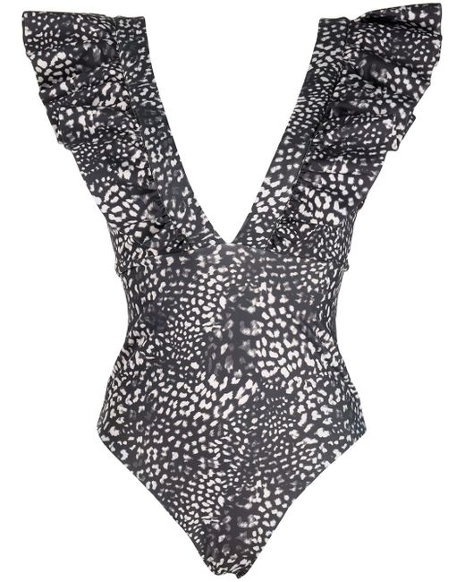 Sea Callah cheetah-print swimsuit