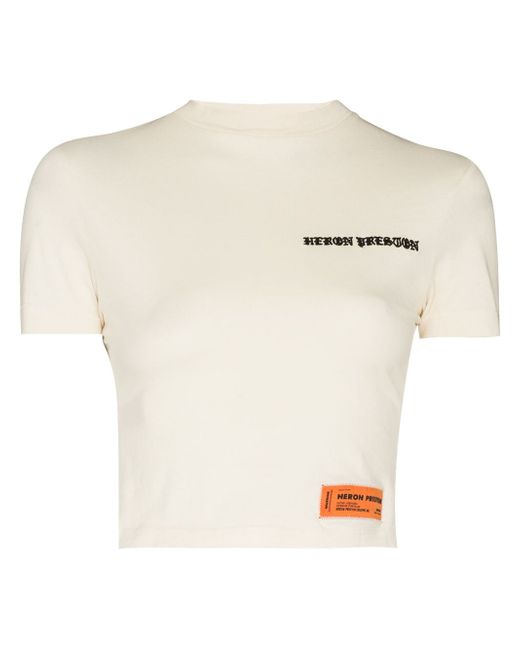 Heron Preston cropped short-sleeve T-shirt