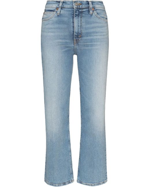 Re/Done 70s cropped straight-leg jeans
